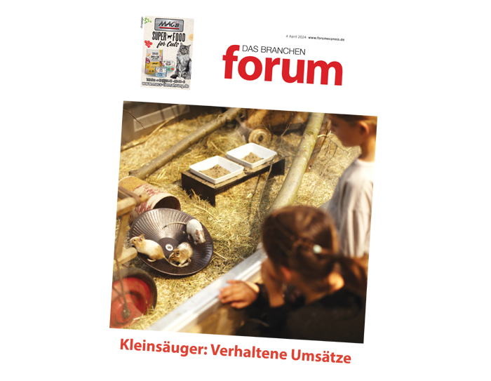 Die April-Ausgabe des BRANCHEN forum beschäftigt sich schwerpunktmäßig mit dem Thema Kleinsäuger.