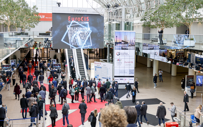 Die EuroCIS 2025 findet vom 18. bis 20. Februar 2025 in Düsseldorf statt. Bild: Messe Düsseldorf